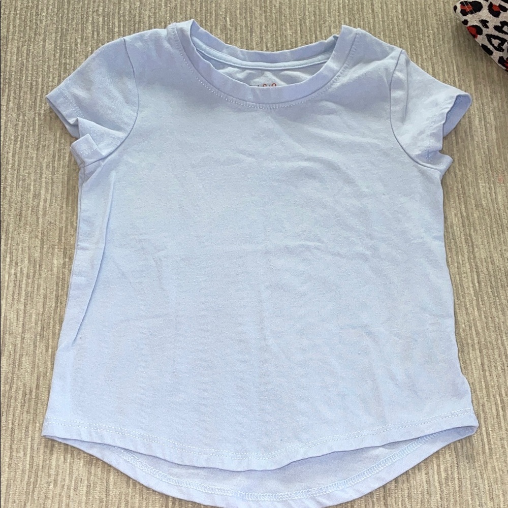 Cat & Jack Sky Blue Short Sleeve Tee